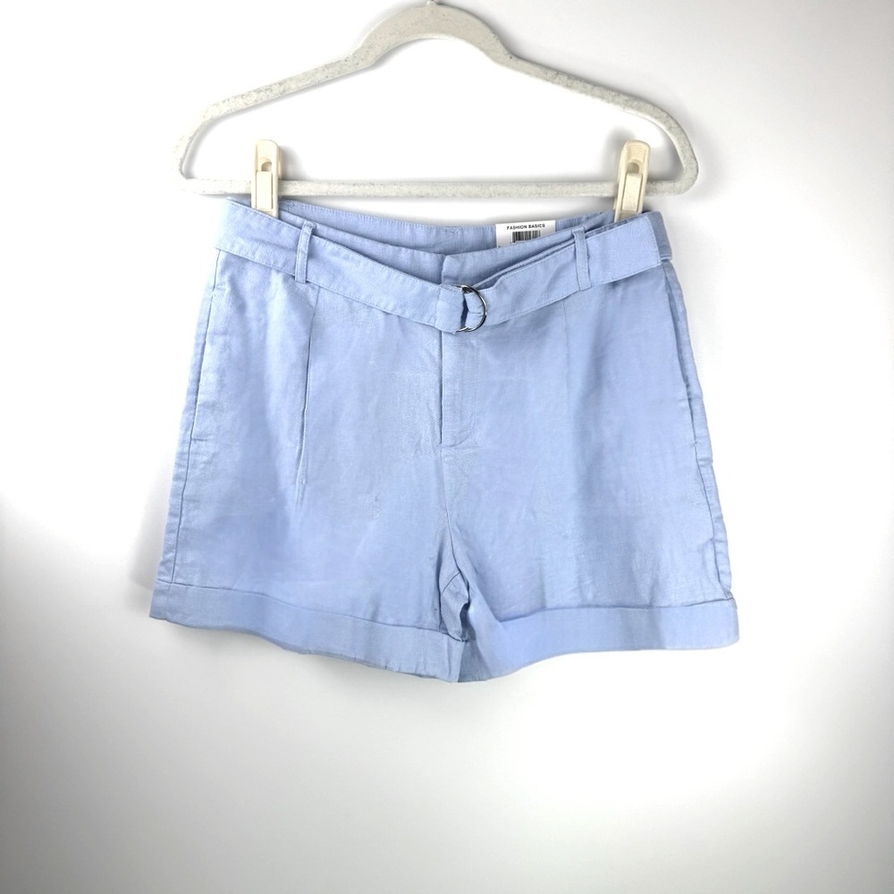 NWT Inc International Concepts Women's High Rise Belt Paper Bag Shorts Size 4